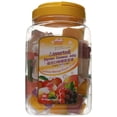 thumbnail image 1 of Jin Jin Assorted Fruit Coconut Candy Lychee Mango Peach and Grape Jelly Cups 52.9 Ounce Container, 1 of 3