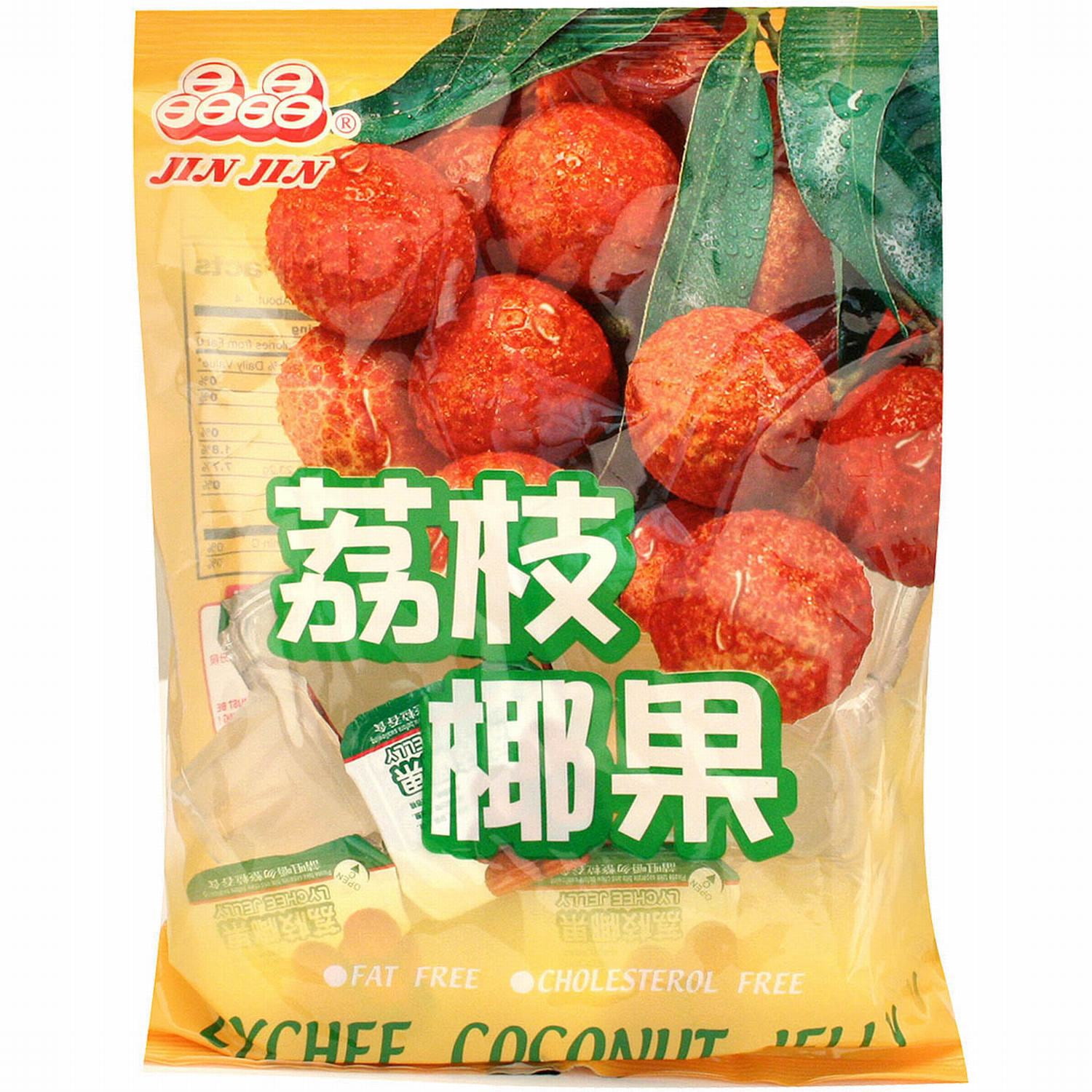 Jin Jin Coconut-Jelly Lychee Bag - 14.1 oz