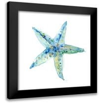 Jin, Jing 12x12 Black Modern Framed Museum Art Print Titled - Sea Glass Mollusk