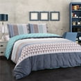 thumbnail image 1 of Jin Mai Lan 1000 Thread Count 3 Piece Duvet Sets, King with Pillow Shams, Multicolor, Printed, 1 of 6