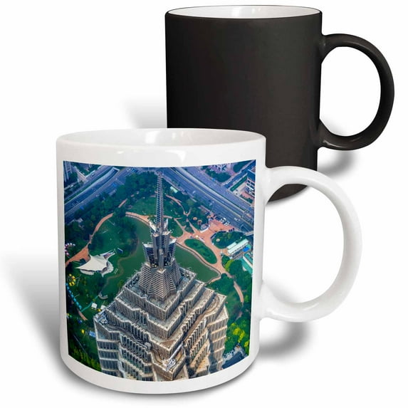 3drose, Jin Mao Tower Skyscraper in Liujiashui District, Shanghai, China., 11oz Magic Transforming Mug