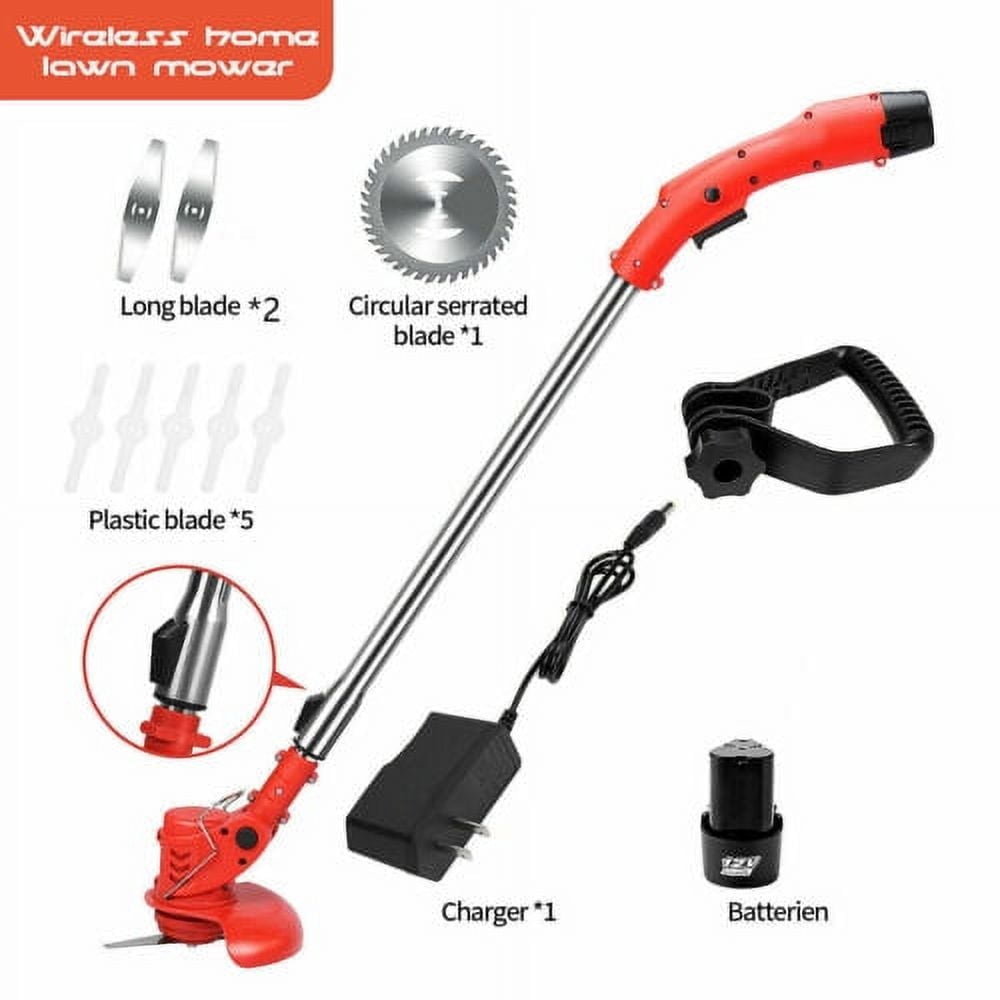 JinYi Electric Weed Lawn Eater Edger Grass String Trimmer Cutter With Charger