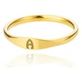 thumbnail image 1 of Jincnys Clearence,26 Letter Plain Ring, Initial Ring, Wearing Your Or Your Lover's Initials Gift for Women, 1 of 1