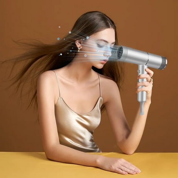 Jincnys Clearence,Electric Hair Dryer High-power Electric Hair Dryer Home Hair Dryer Hot Wind Comb Hair Salon Blowing Comb Gift for Women