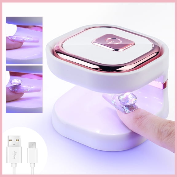 Jincnys Clearence,Manicure Lamp Mini Portable LED Phototherapy Lamp Small Nail Lamp Gift for Women