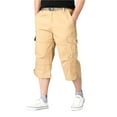 thumbnail image 1 of Jinda Men's Cargo Pants Work Utility Cotton Joggers Lightweight Summer Pocket Thin Outdoor Soft Mid Rise Khaki X-Large, 1 of 4