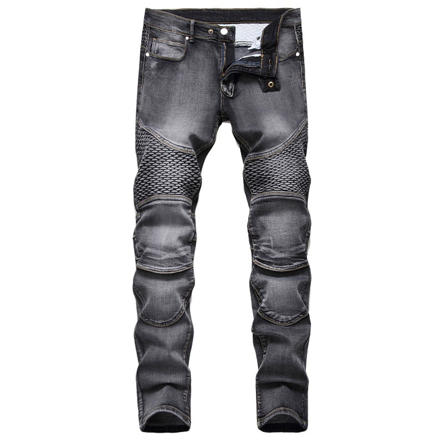 SWSMCLT Men's Mid Rise Casual Slim Fit Winter Ankle Fashion Denim Pants Stretch Jeans Trousers Straight Leg Casual Pants Style1 34 SWSMCLT Men's Mid Rise Casual Slim Fit Winter Ankle Fashion Denim Pants Stretch Jeans Trousers Straight Leg Casual Pants Style1 34