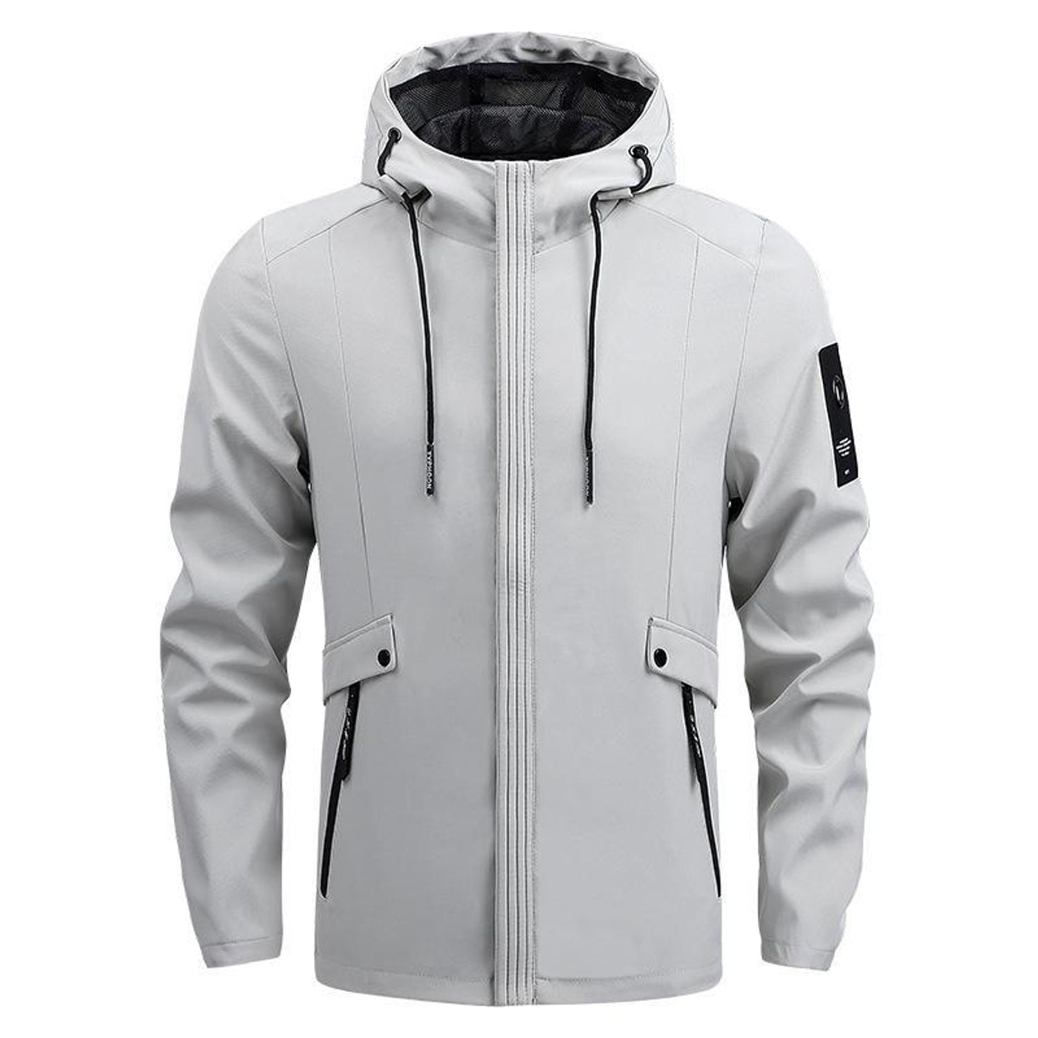 Forpmon Mens Rain Jacket Waterproof with Hooded Hiking Coat