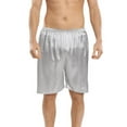 thumbnail image 1 of SWSMCLT Men's Soft Underwear Cool Casual Mid Rise Loose Fit Fall Thin Satin Pajama Shorts Boxers Shorts Sleeping Sleepwear Silk Flower 36, 1 of 1