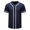 thumbnail image 1 of SWSMCLT Men's Short Sleeve Top Slim Fit T Shirt Soft Cotton Crewneck Fall Casual Lightweight Fashion Thin Tee Navy Medium, 1 of 4