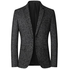 SWSMCLT Men s V Neck Blazer Sport Coat Fall Valentines Day Suit Jacket Cozy Classic Soft Grey5 Medium Walmart