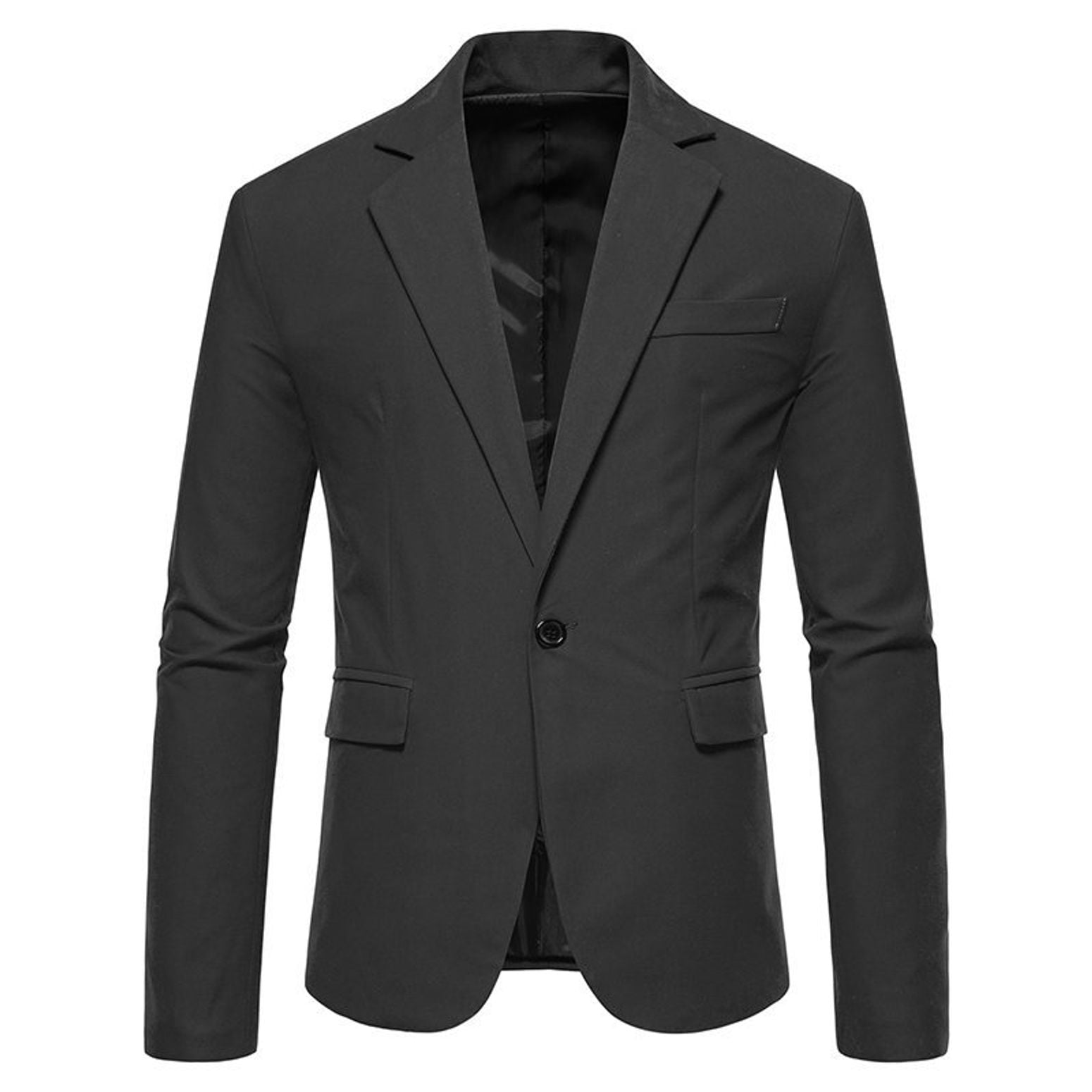 Hoodies for Men Plus Size Blazer Casual Solid Linen Suit
