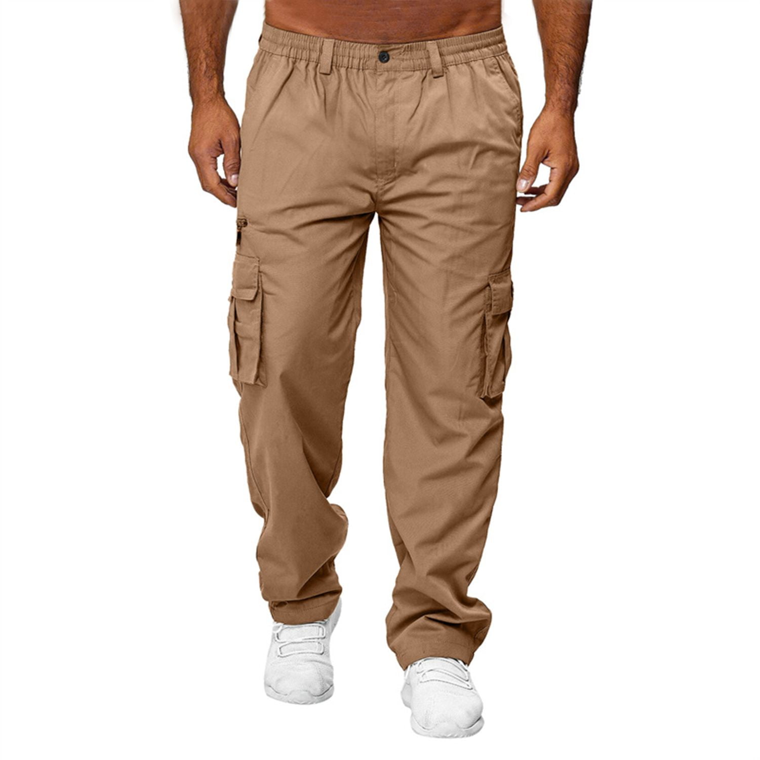 Men's trousers with store elastic ankles
