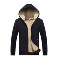 thumbnail image 1 of Jinda Men's Winter Sherpa Lined Hoodies Zip Up Long Sleeve Hooded Sweatshirt Fleece Jacket Thermal Warm Top Black 36, 1 of 4