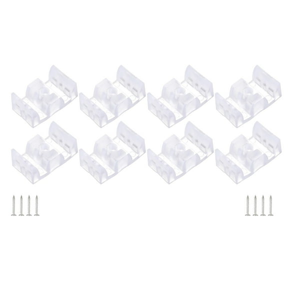 Jindis 8Pieces Multipurpose Sliding Shower Door Guards Sturdy ABS Materials Bumpers for Frame Glass Door Protective Use