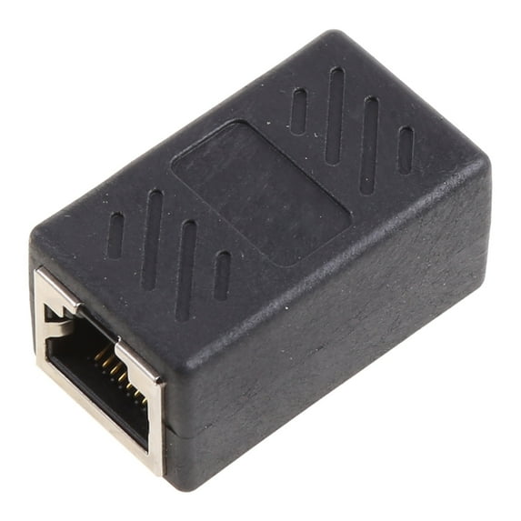 Jindis RJ45 LAN Connector Adapter Coupler LAN Extension Shielded Connectors Broadband Ethernet Net Cable Joiner Plug