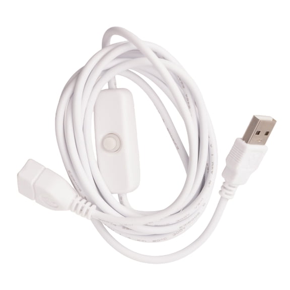 Jindis USB 2.0 Male to Female Extension Data Cable With ON/OFF for PC Laptop