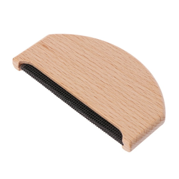 Jindis Wooden Fabric Cashmere Sweater Lint Remover Trimmer Shaver Manual Portable Comb