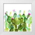 thumbnail image 1 of Jing, Jin 12x12 White Modern Wood Framed Museum Art Print Titled - Delight cactus garden 1, 1 of 4