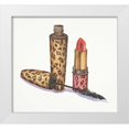 thumbnail image 1 of Jing, Jin 16x15 White Modern Wood Framed Museum Art Print Titled - Leopard Makeup, 1 of 4