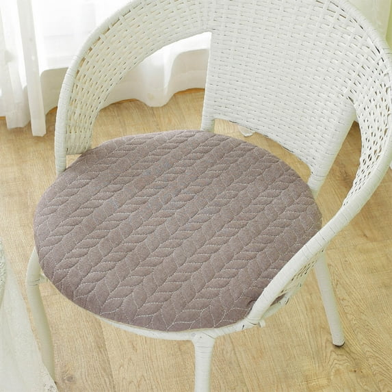 JingChun 11.8In Round Stool Cushion Memory Foam Small Chair Cushion