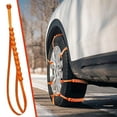thumbnail image 1 of JingChun 1Pc Emergency Tire Chains Set Anti-Skid Mud Snow Survival Traction Multi-Function Security Chains for Car SUV, 1 of 9