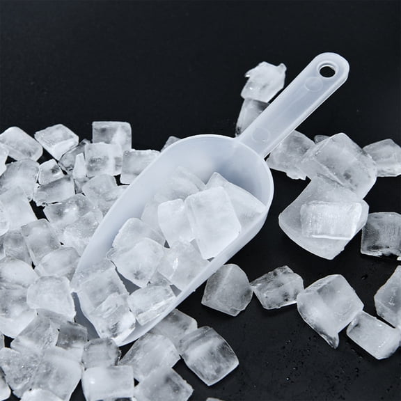JingChun 1Pc Ice Scoop, Multi-purpose Plastic Kitchen Scoops Bar Scooper for Canisters, Flour, Powders, Dry Foods, Candy, Pop Corn, Coffee Beans and Pet Food
