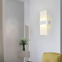 JingChun 1Pc LED Wall Sconce Modern Wall Light Lamps Up and Down Indoor Acrylic Lighting Fixture for Living Room Bedroom Hallway Conservatory Home Room Decor
