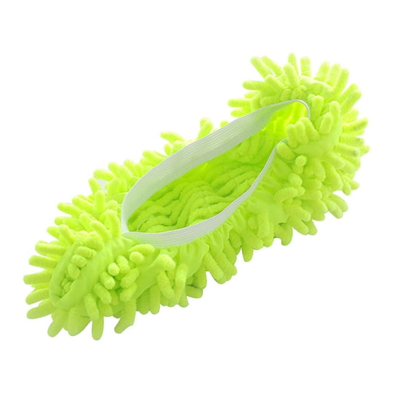 JingChun 1Pc Mop Sock for Floor Cleaning, Washable Reusable Mop Shoes, Microfiber Shoes Cover Cleaning Slippers, Multi Function Soft Dusting Slippers for House office Bathroom Kitchen