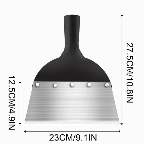 JingChun 1Pc Multi-Functional Garden Cleaning Shovel, Multi-Functional Outdoor Garden Cleaning Shovel Steel Flat Shovel -Functional-All Steel Weeding Planting Farm Large Shovel