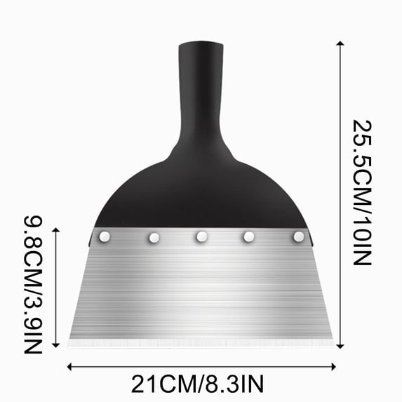 JingChun 1Pc Multi-Functional Garden Cleaning Shovel, Multi-Functional Outdoor Garden Cleaning Shovel Steel Flat Shovel -Functional-All Steel Weeding Planting Farm Large Shovel