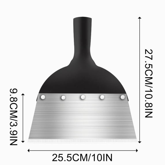JingChun 1Pc Multi-Functional Garden Cleaning Shovel, Multi-Functional Outdoor Garden Cleaning Shovel Steel Flat Shovel -Functional-All Steel Weeding Planting Farm Large Shovel