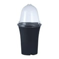 thumbnail image 1 of JingChun 1Pc Plant Nursery Pots with Humidity Dome Soft Transparent Plastic Gardening Pot Planting Containers Cups Planter Small Starter Seed Starting Trays for Seedling, 1 of 5