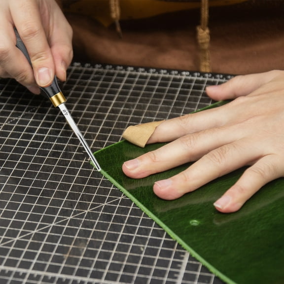 JingChun 1Pc Professional Leather Edge beveles for Leather Craft, Leather Tool Cutting beveling Leather Edge Skiver Tool for Leather Craft