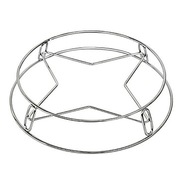 JingChun 1Pc Round Steamer Rack and Cooling Rack,Wire Steamer Kettle Rack Holder Fit for All Pots Pans Up,Stainless Steel for Cooking