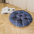 thumbnail image 1 of JingChun 1Pc Round Thicken Cloth Seat Cushion, Solid Color Chair Pads Booster Floor Cushion Tatami Pillow Cotton Filling Pad for office Patio Home Outdoor Dia 17 in, 1 of 6