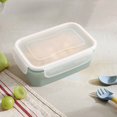 thumbnail image 1 of JingChun 1Pc Small Plastic Food Storage Container Mini Bento Box Leaf-proof To-go Container with Lids, 1 of 6