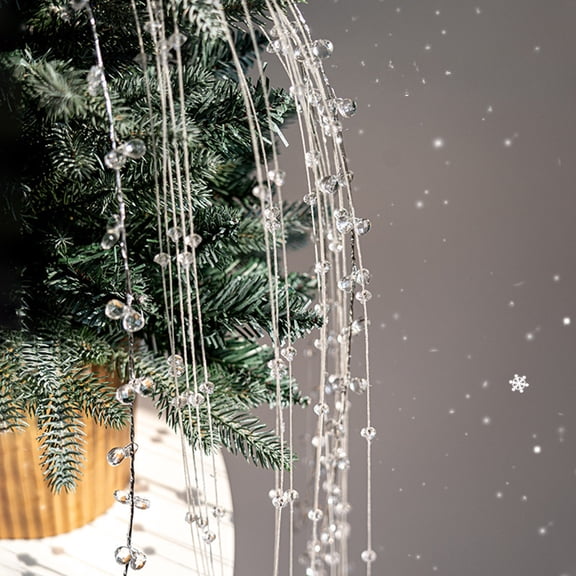 JingChun 1Pc Snowy Christmas Branches Winter Artificial Berry Stems White Berry Picks Sprays for Christmas Tree Ornaments, Floral Arrangement, DIY Xmas Wreath, Holiday and Home Decor