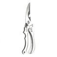 thumbnail image 1 of JingChun 1Pc Stainless Steel Poultry Shears, Spring Loaded, Multipurpose Kitchen Scissors, Kitchen Shears for Bone, Chicken, Meat, Fish, Turkey, Vegetables,Barbecue Scissors, 1 of 3