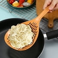 thumbnail image 1 of JingChun 1Pc Strainer Scoop Colander Slotted Pasta Spoon Plastic Skimmer Spoon with Handle Food Drain Shovel for Kitchen Cooking, 1 of 5