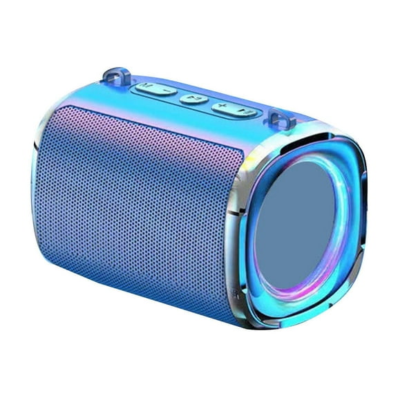 JingChun 2024 New Intelligent Bluetooth 6 Modes Intelligent Voice Calling, Speaker Wireless Bluetooth 360 ° Panoramic Sound, Small Speaker high Sound Car Mounted Household