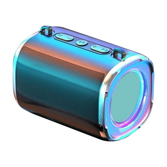 JingChun 2024 New Intelligent Bluetooth 6 Modes Intelligent Voice Calling, Speaker Wireless Bluetooth 360 ° Panoramic Sound, Small Speaker high Sound Car Mounted Household