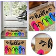 thumbnail image 1 of JingChun 23*15 inch Hello Summer Door Mat Non Slip Seasonal Front Door Rugs for Indoor Outdoor Floor Washable Waterproof Entrance Standing Mat, 1 of 8