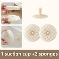 thumbnail image 1 of JingChun 2Pcs Kitchen Dish Sponges with 1 Suction Cup Holders - Dual-Sided Scrubbers for Non-Scratch Cleaning, Absorbent and Quick Drying, 1 of 2