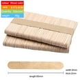 thumbnail image 1 of JingChun 50 Pcs Large Jumbo Wooden Craft Sticks, Premium Natural Organic Wood for Waxing, Craft Project, Tongue Depressor, Popsicle, Ice Cream Stick,Woodcraft and Art, 1 of 3