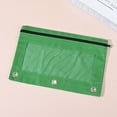 thumbnail image 1 of JingChun 5Pc Pencil Pouch for 3 Ring Binder, Binder Pencil Case with Smooth Zipper, Clear Window Pencil Case for Binder, Big Capacity 3 Ring Binder Pencil Bag with 3 Reinforced Grommet, 1 of 4