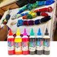 thumbnail image 1 of JingChun 6 Colors Tie Dye Kit, Tie Dye Shirt DIY Fabric Dye for Women, Kids, Men, with Rubber Bands, Great for Family Friends Group Party Supplies, 1 of 5