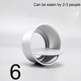 thumbnail image 1 of JingChun 6 Inch Cake Pan Round, Small Cheesecake Pan with Removable Bottom, Chiffon Cake Mold Anodized Aluminum Baking Pan, 1 of 9