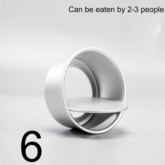 JingChun 6 Inch Cake Pan Round, Small Cheesecake Pan with Removable Bottom, Chiffon Cake Mold Anodized Aluminum Baking Pan