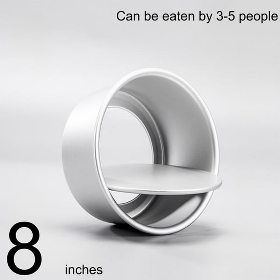 JingChun 8 Inch Cake Pan Round, Small Cheesecake Pan with Removable Bottom, Chiffon Cake Mold Anodized Aluminum Baking Pan